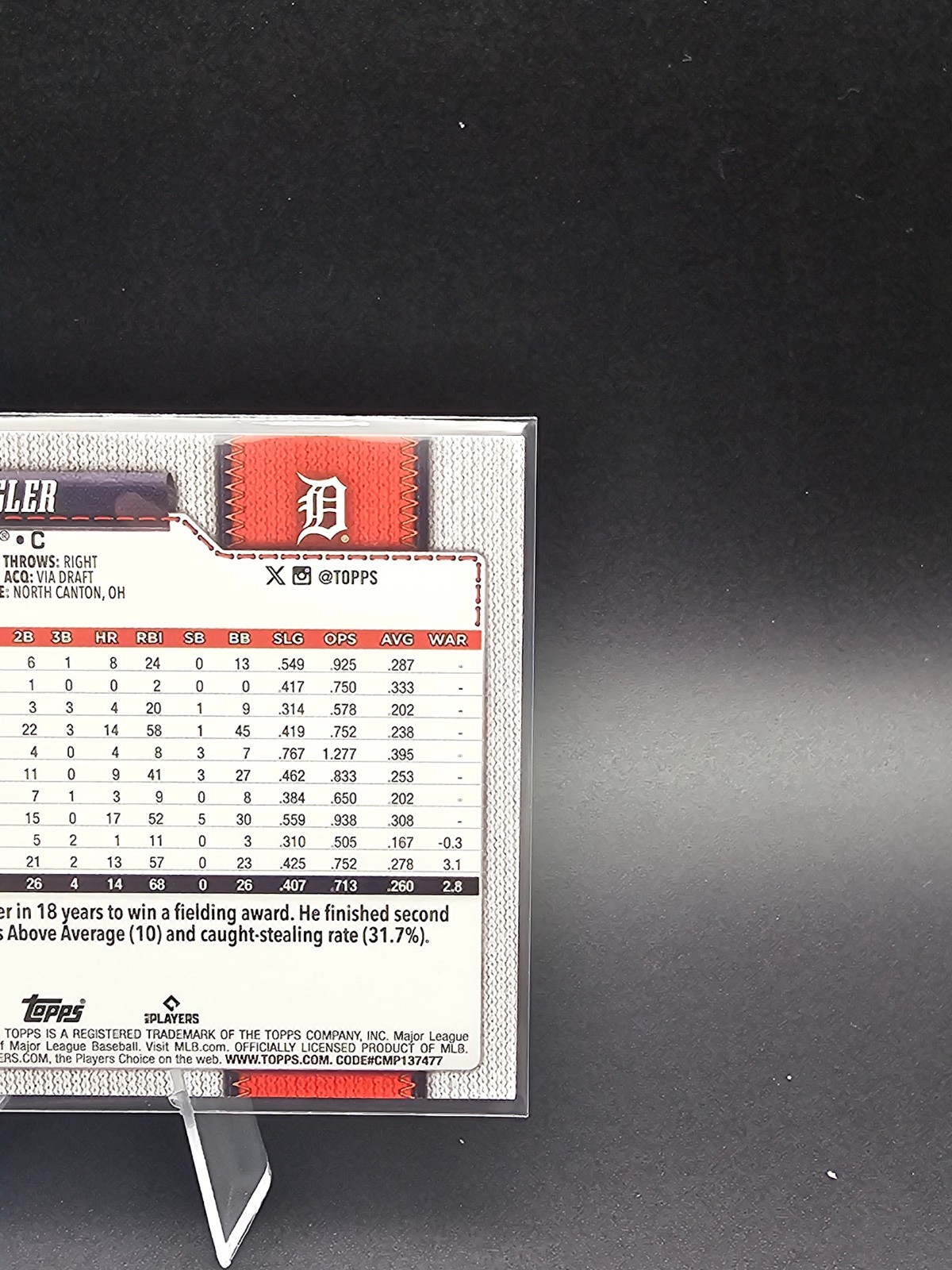 Dillon Dingler 2026 Topps Series 2 #351 Detroit Tigers