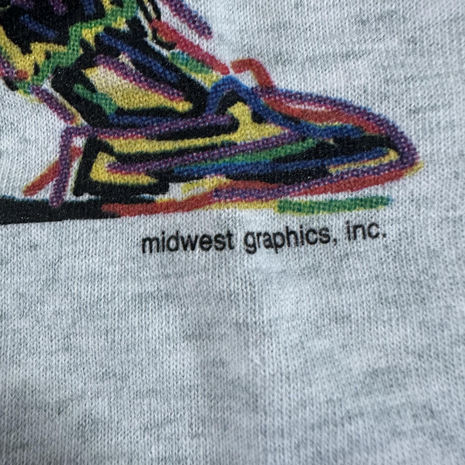 Vintage NCAA College World Series Shirt Mens XL Gray Baseball Midwest Graphics