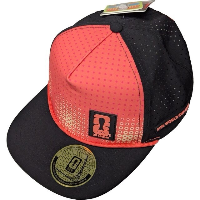 FIFA World Cup 26 Los Angeles Official Cap Hat Mens One Size Black/Orange