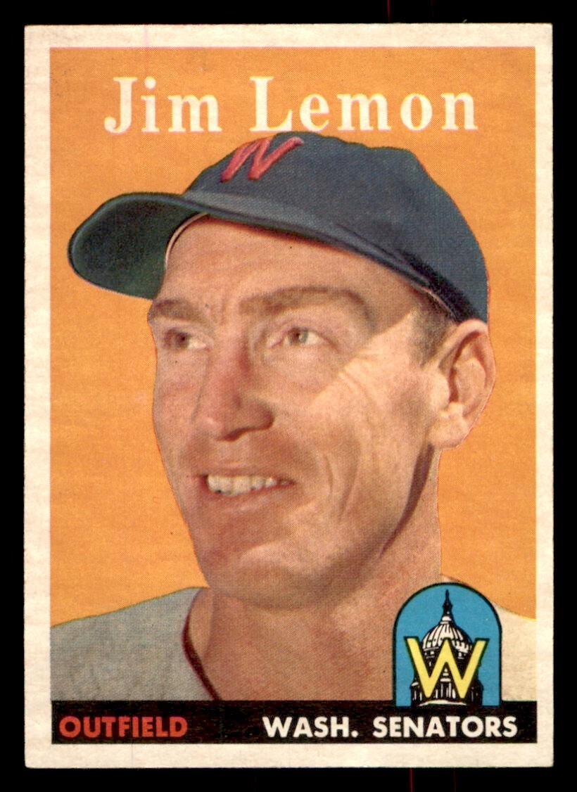 1958 Topps Baseball #15 Jim Lemon VG/EX *g1