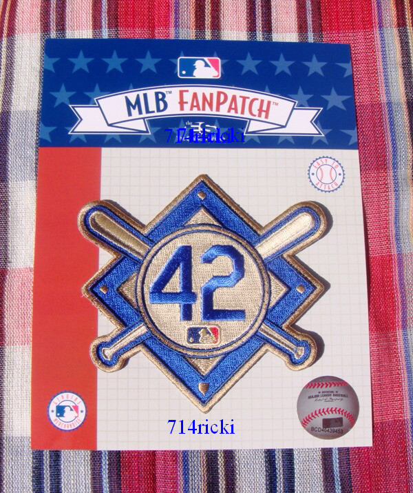 Official 2019 Major League Baseball Jackie Robinson #42 Day Collectible Patch