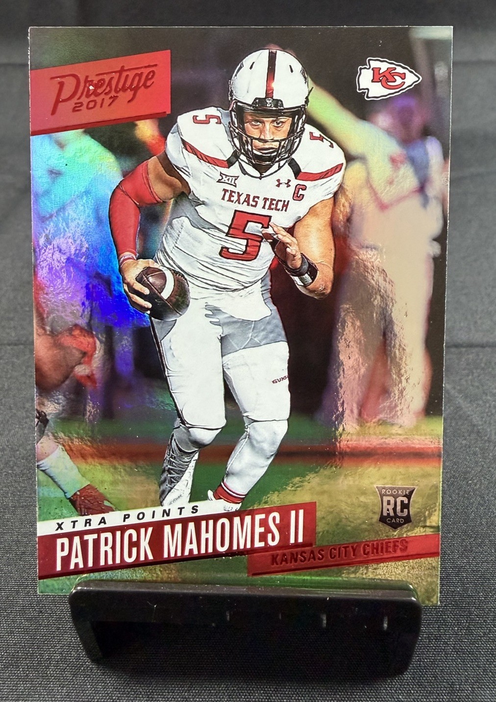 2017 Prestige Patrick Mahomes II RC #232 Xtra Points Rookie Kansas City Chiefs
