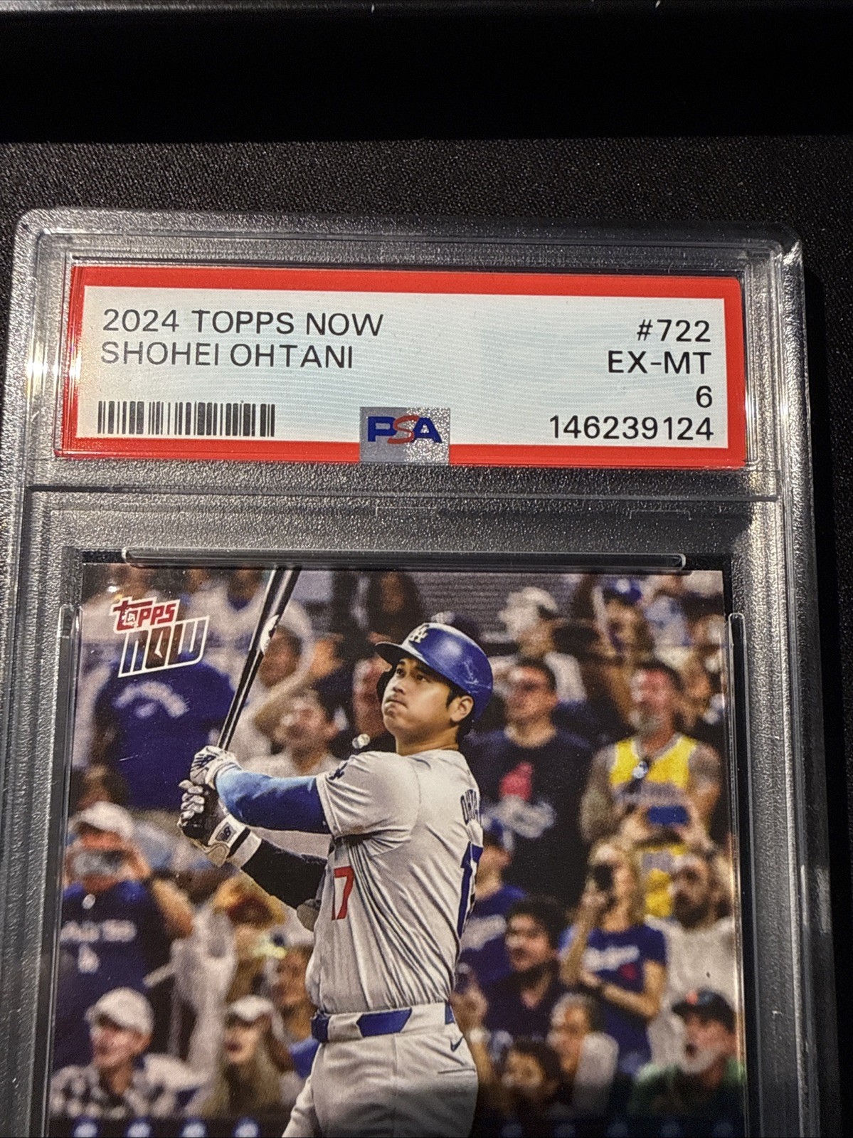 2024 Topps Now – Shohei Ohtani #722 /653737 PSA 6 Dodgers