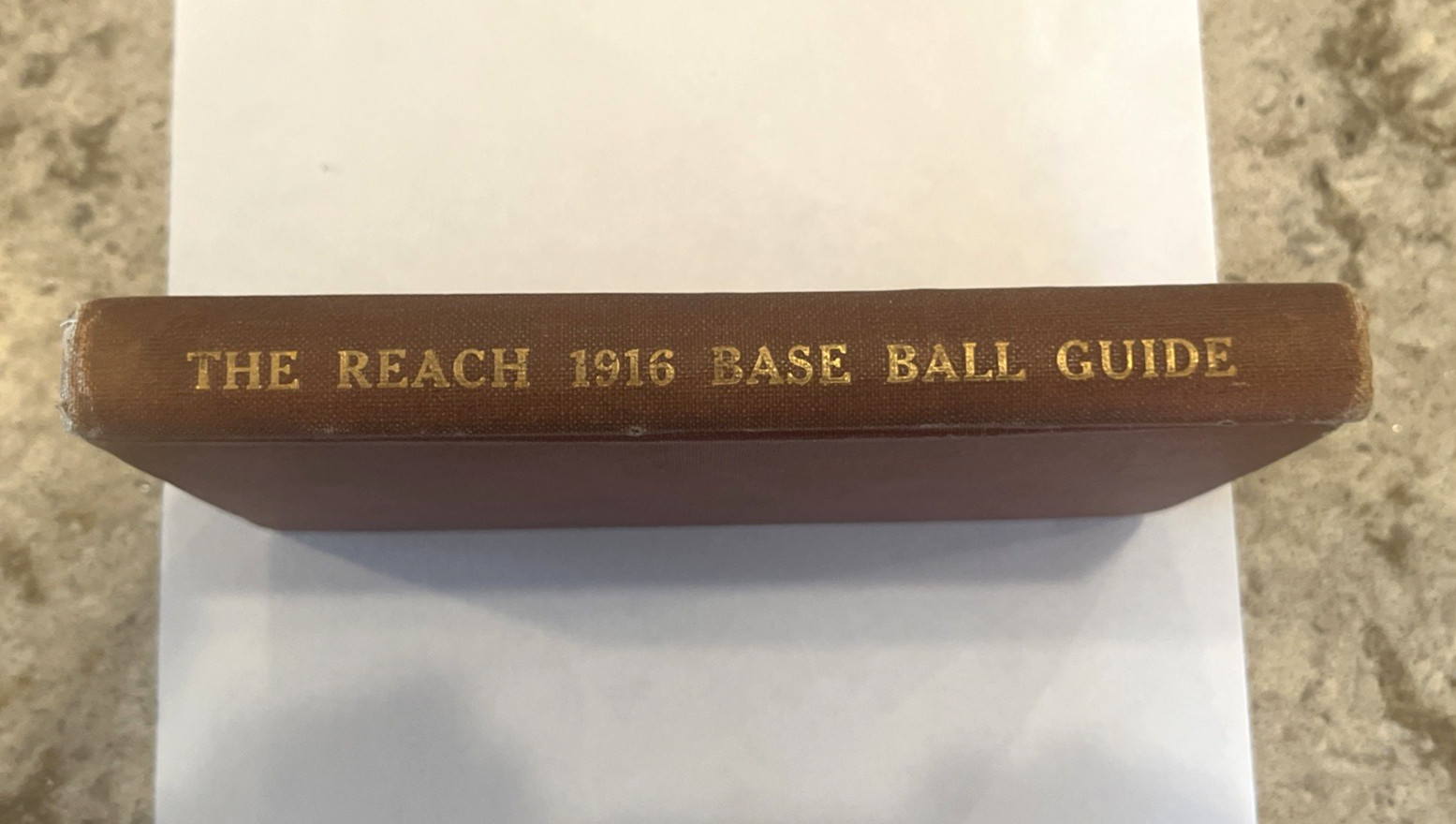 RARE 1916 The Reach Baseball Guide Hardcover Book Babe Ruth