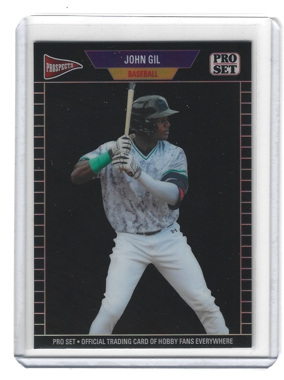 2026 Leaf Pro Set Metal John Gil Black Prismatic 1/1 Pre-Production Proof