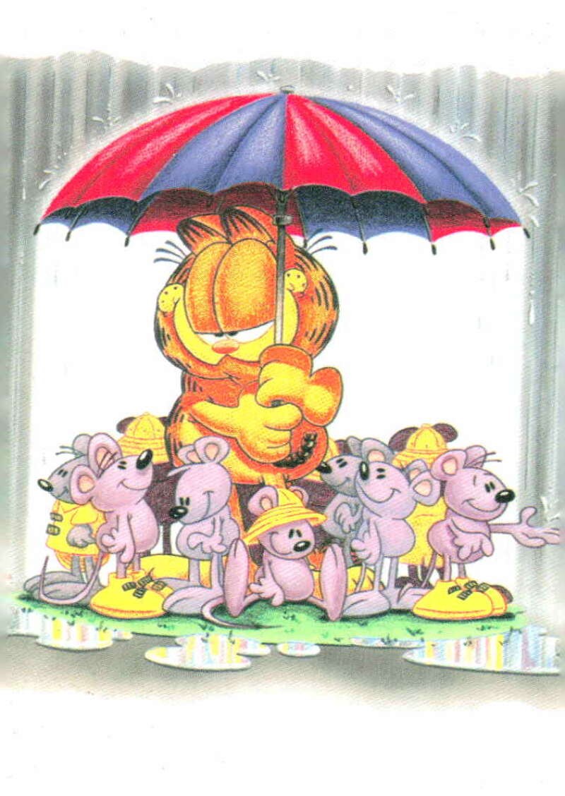 1995 Krome Garfield #60 Rainy Days
