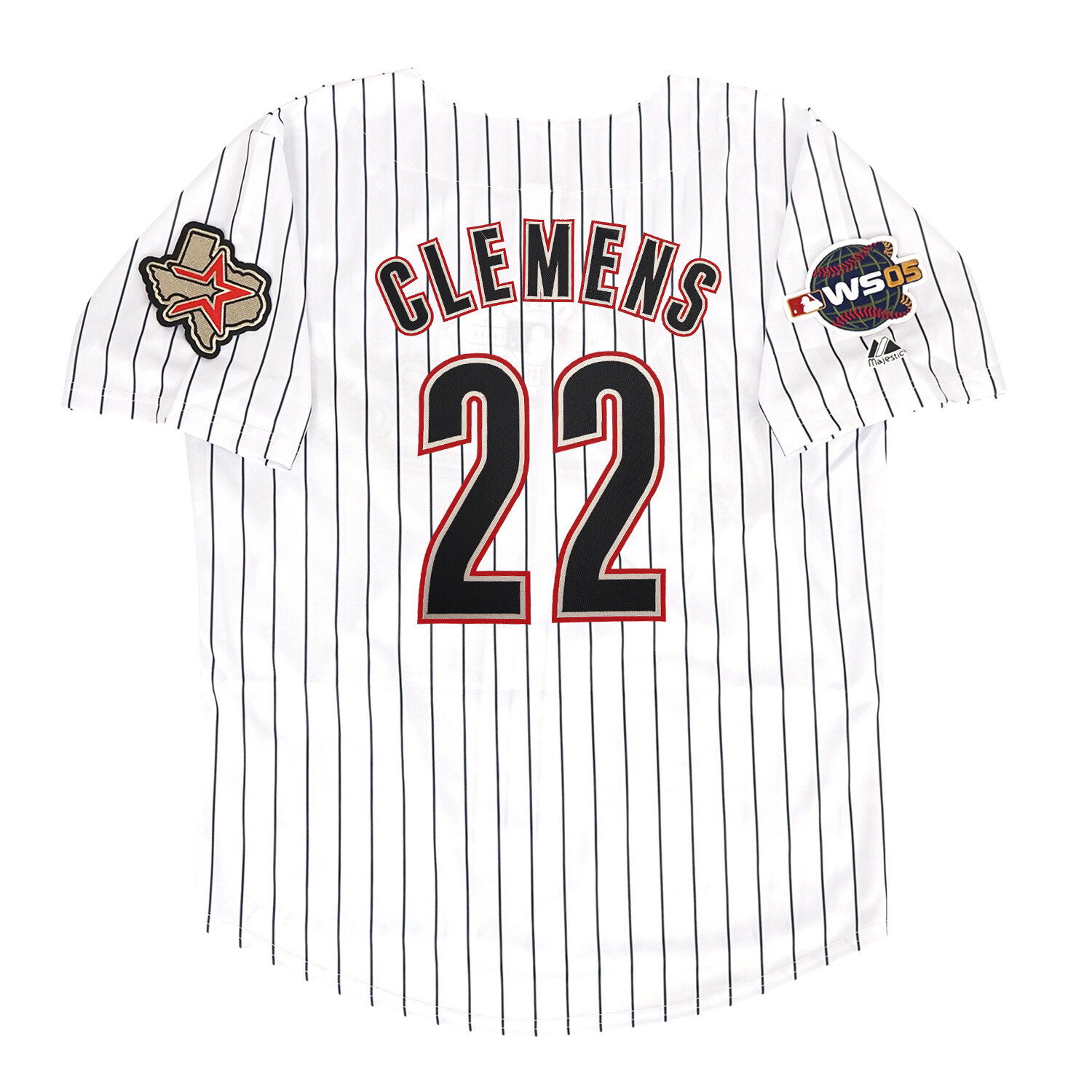 Roger Clemens Houston Astros Home White 2005 World Series Jersey Men’s (S-3XL)