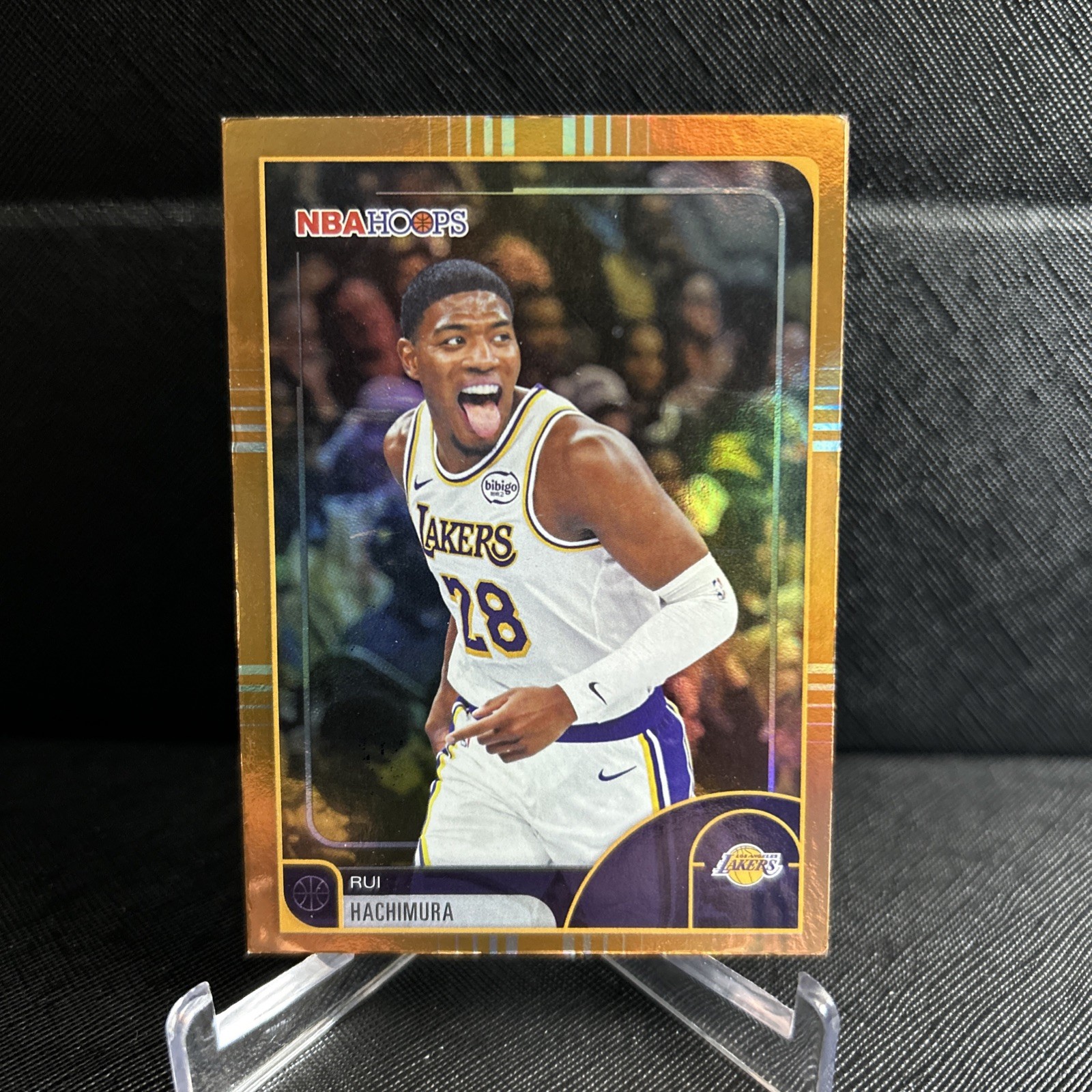 2026 Topps NBA Hoops Rui Hachimura Los Angeles Lakers #1 Orange Parallel