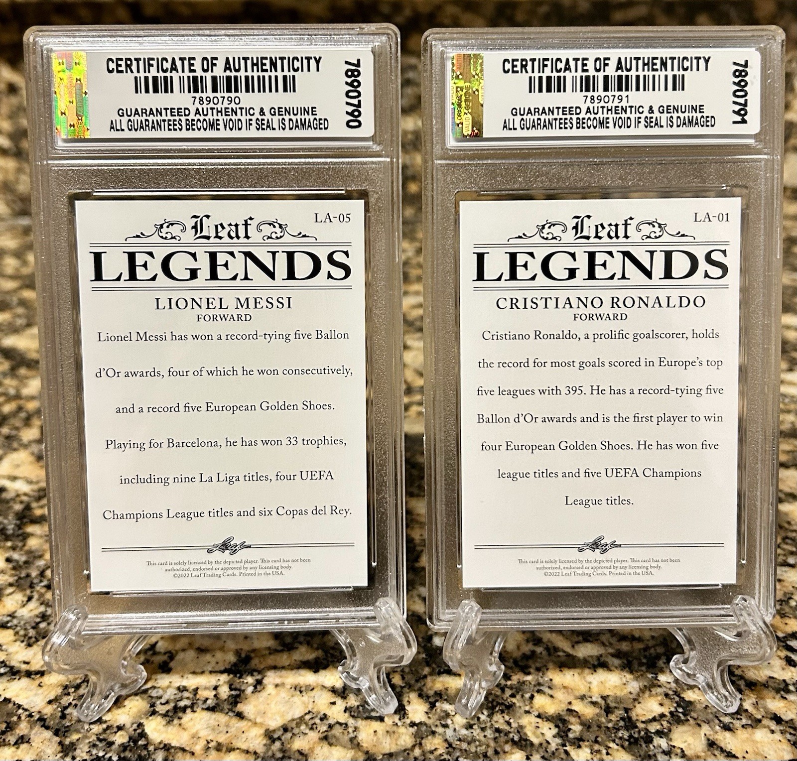 25 Card Lot 2004-22 LIONEL MESSI/PELE/CRISTIANO RONALDO Rookie GRADED GEM-MT 10