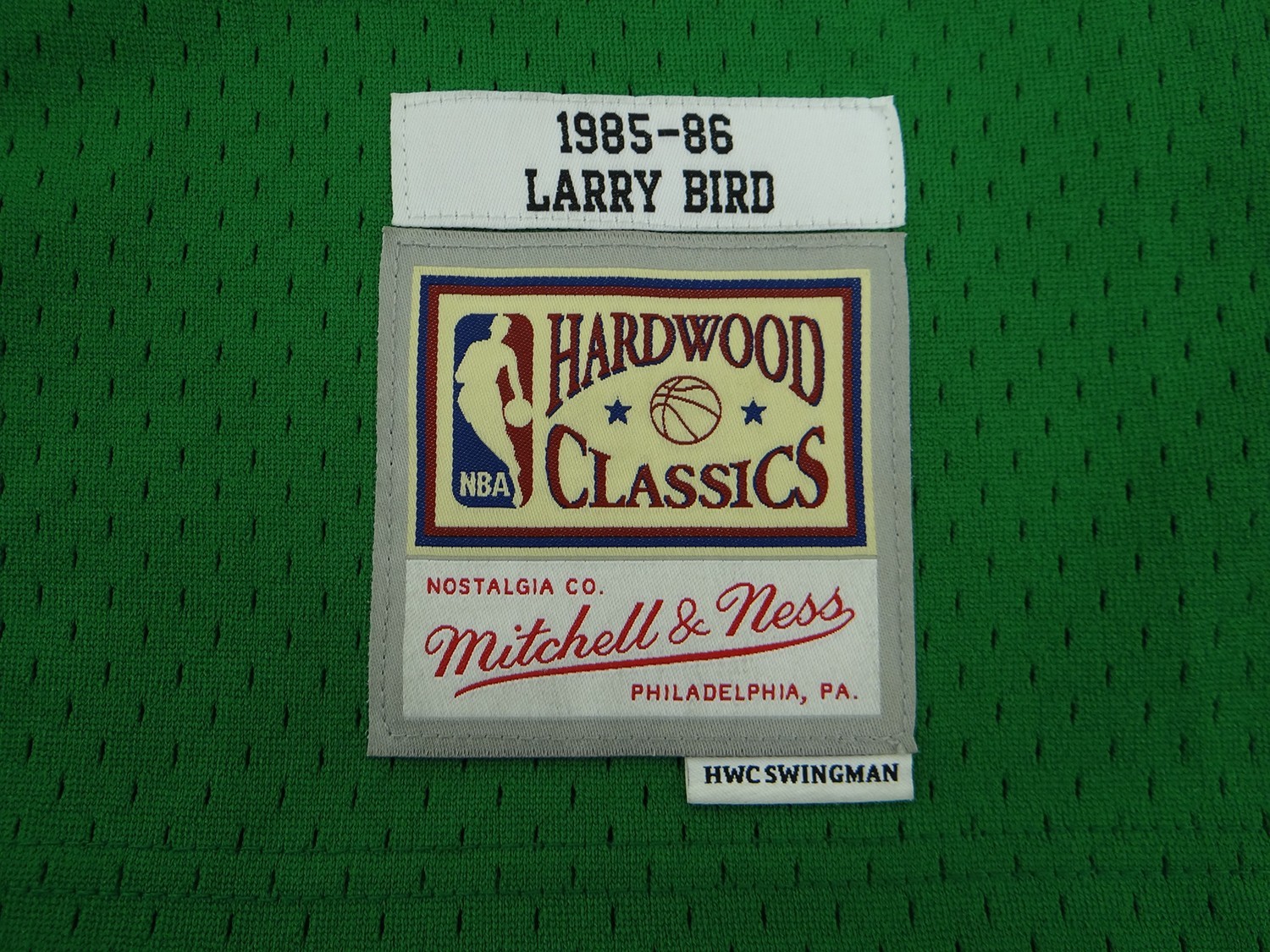Larry Bird Celtics Mitchell & Ness Swingman 85-86 Season Jersey Framed UNSIGNED