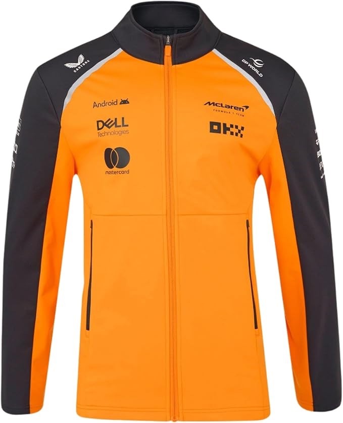 Official 2025 McLaren Formula 1 Team Castore Softshell Jacket (M) – NEW!