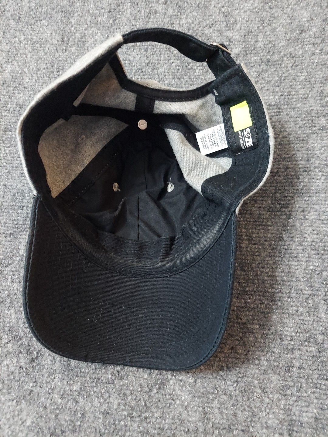 Mizzou Missouri Tigers Nike Hat Cap gray black One Size Strap Back Swoosh
