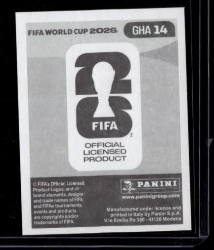2026 Panini World Cup Sticker Collection Mohammed Kudus Ghana Gold Crumple