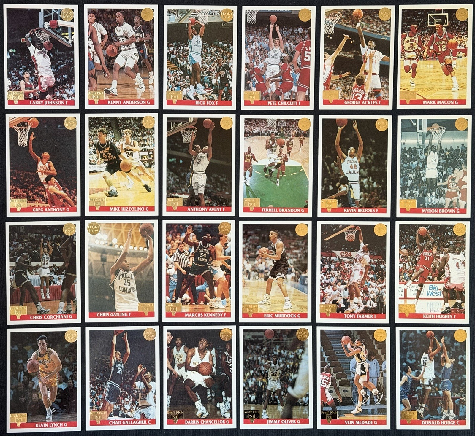 1991 Front Row Italian Gold – Basketball Cards – Complete Your Set – You U Pick