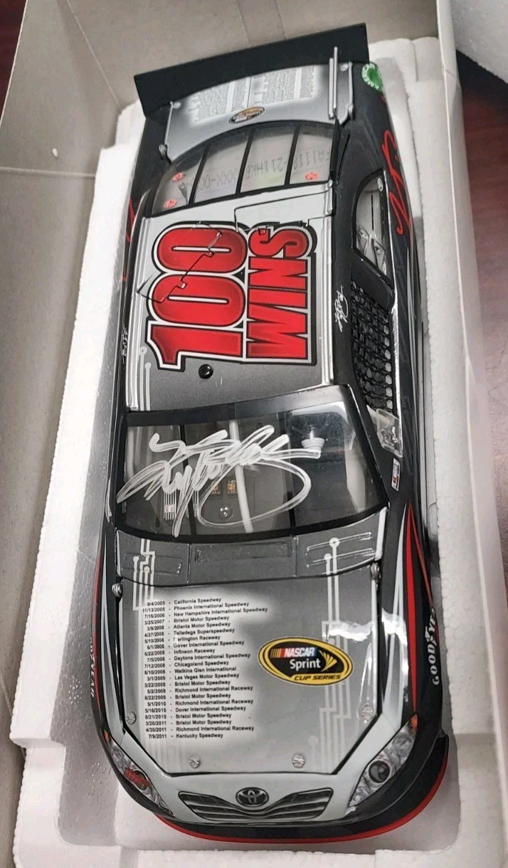 2011 Toyota Camry Kyle Busch Autographed 100 Wins Only 790 Made Rare Signed