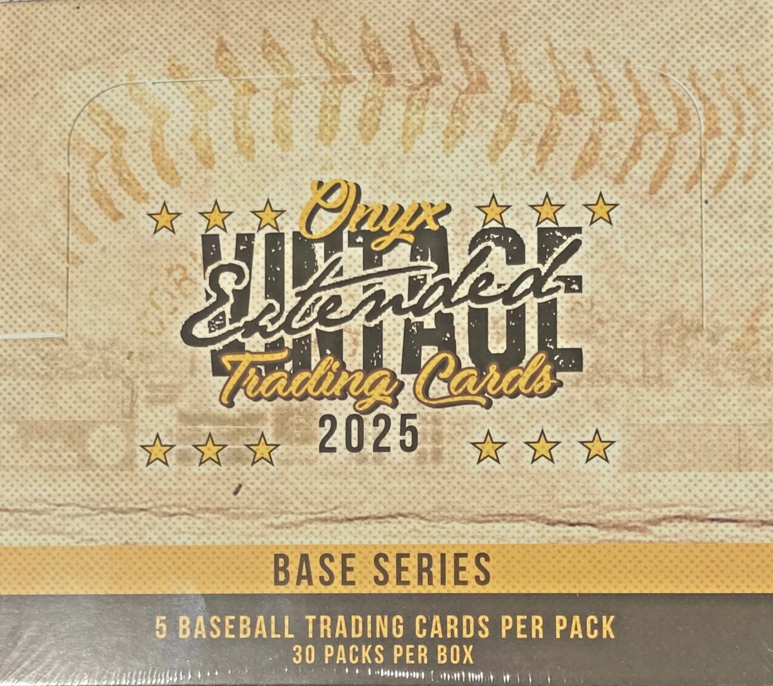 2025 Onyx Vintage Baseball Extended Base Series Factory Sealed Hobby Box