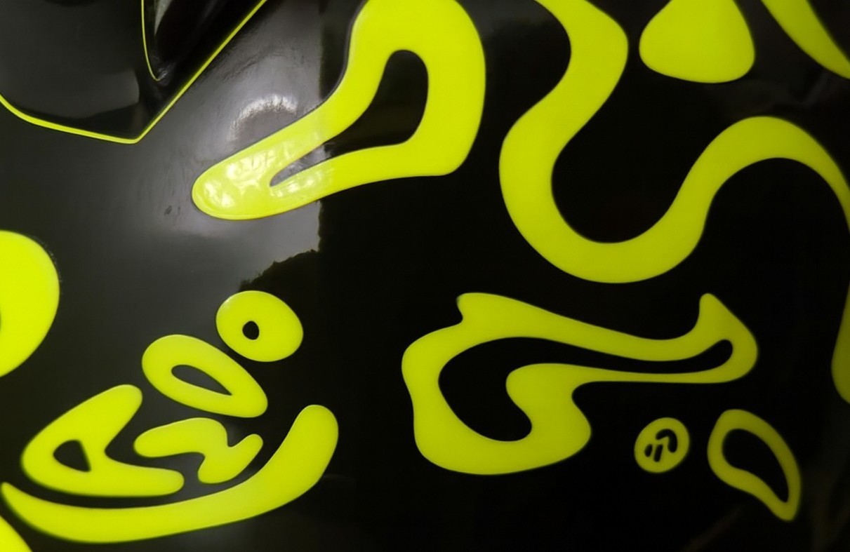 *DARK* Lando Norris 2025 F1 World Champion Helmet Sticker, DIY Helmet Decal Set