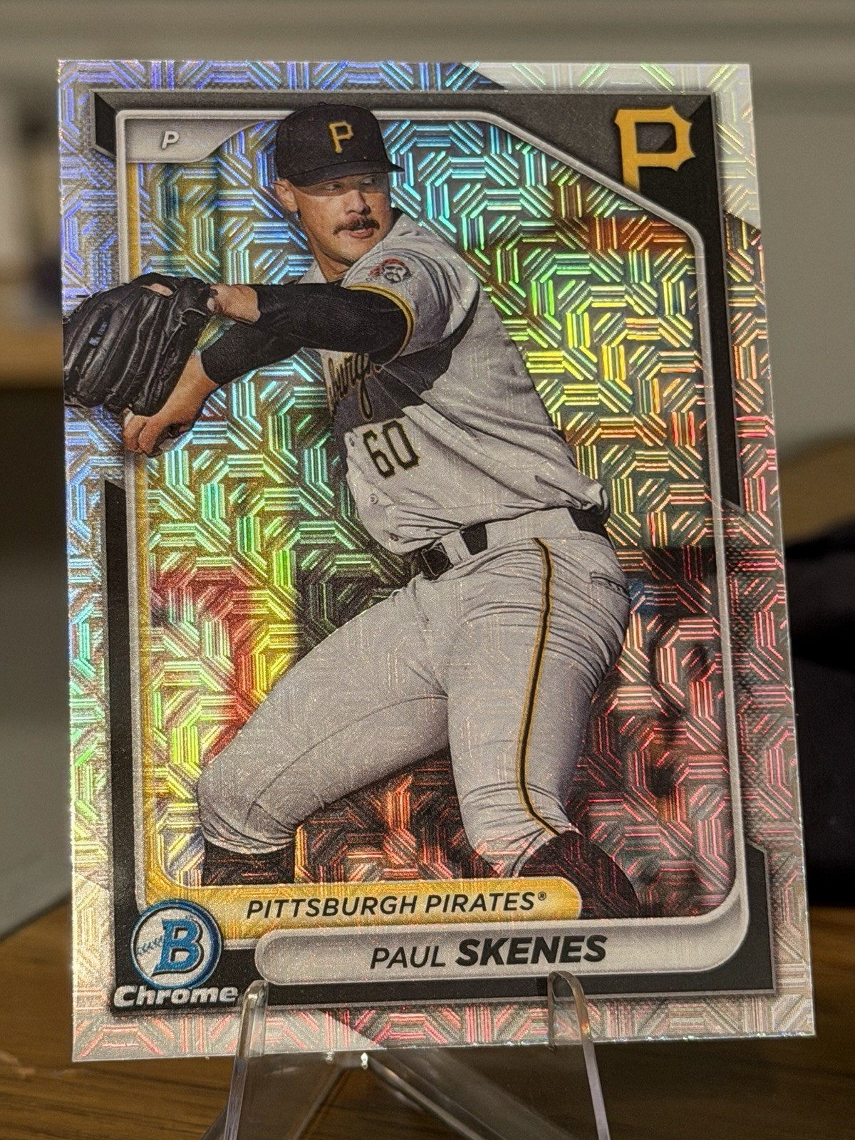 2024 Bowman Chrome Prospects Paul Skenes #BCP-125 Mojo