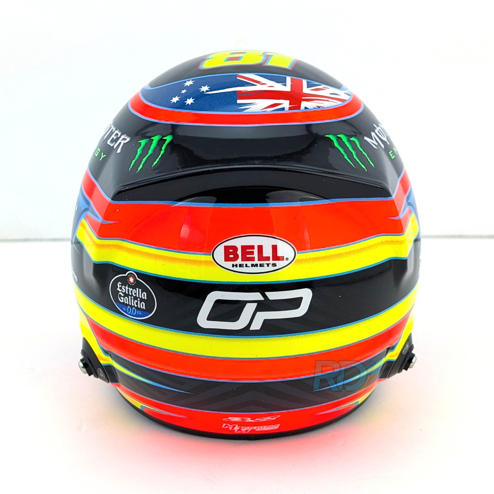 2025 Oscar Piastri McLaren Mini Helmet – 1:2 Scale Bell F1 Helmet – 4100412