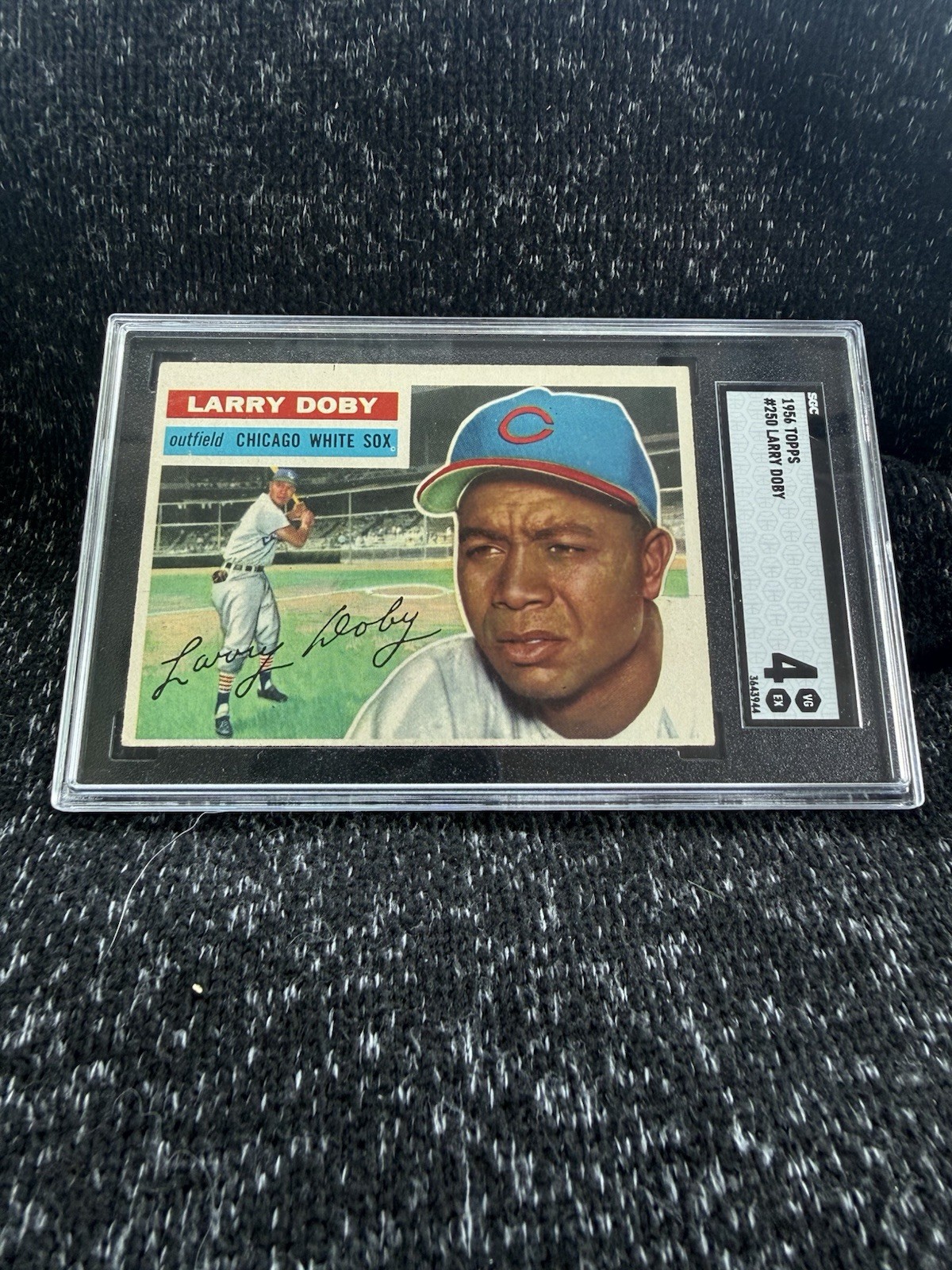 1956 Topps #250 Larry Doby SGC 4 Chicago White Sox HOF Baseball Card