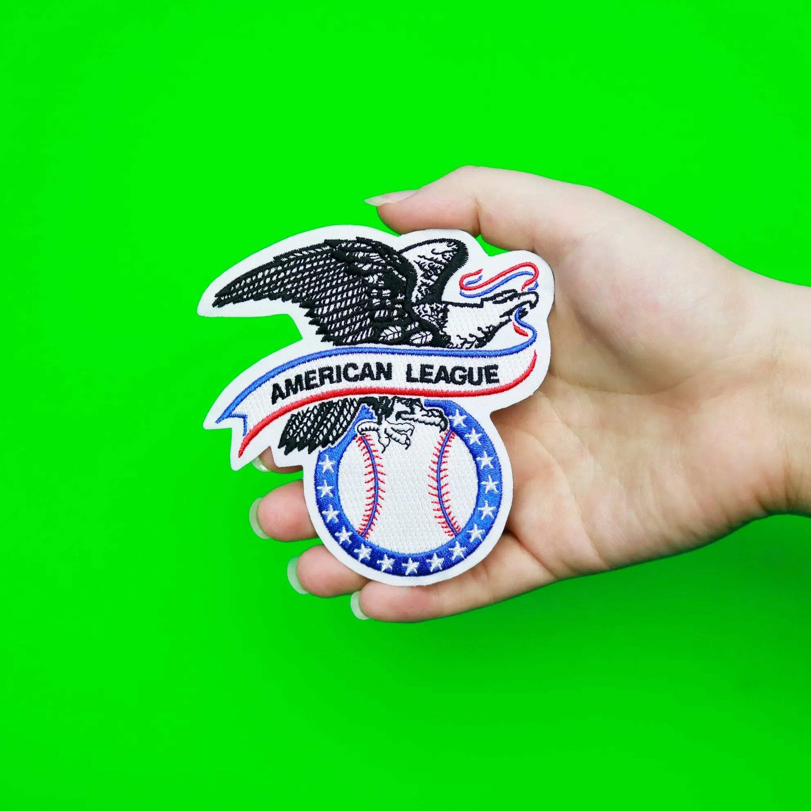 American League Logo Sleeve Patch Jersey Logo Emblem Official MLB Baseball Eagle