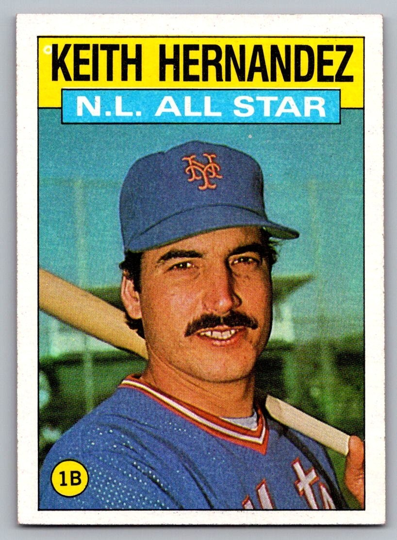 1986 Topps #701 Keith Hernandez