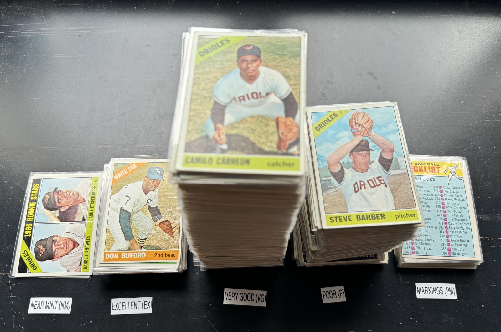 1966 Topps Baseball Cards 251-400 (P-NM) – You Pick – Complete Your Set
