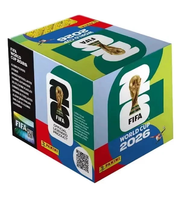 Panini FIFA World Cup 2026 Stickers 50 Pack Box Sealed 350 Stickers Collection