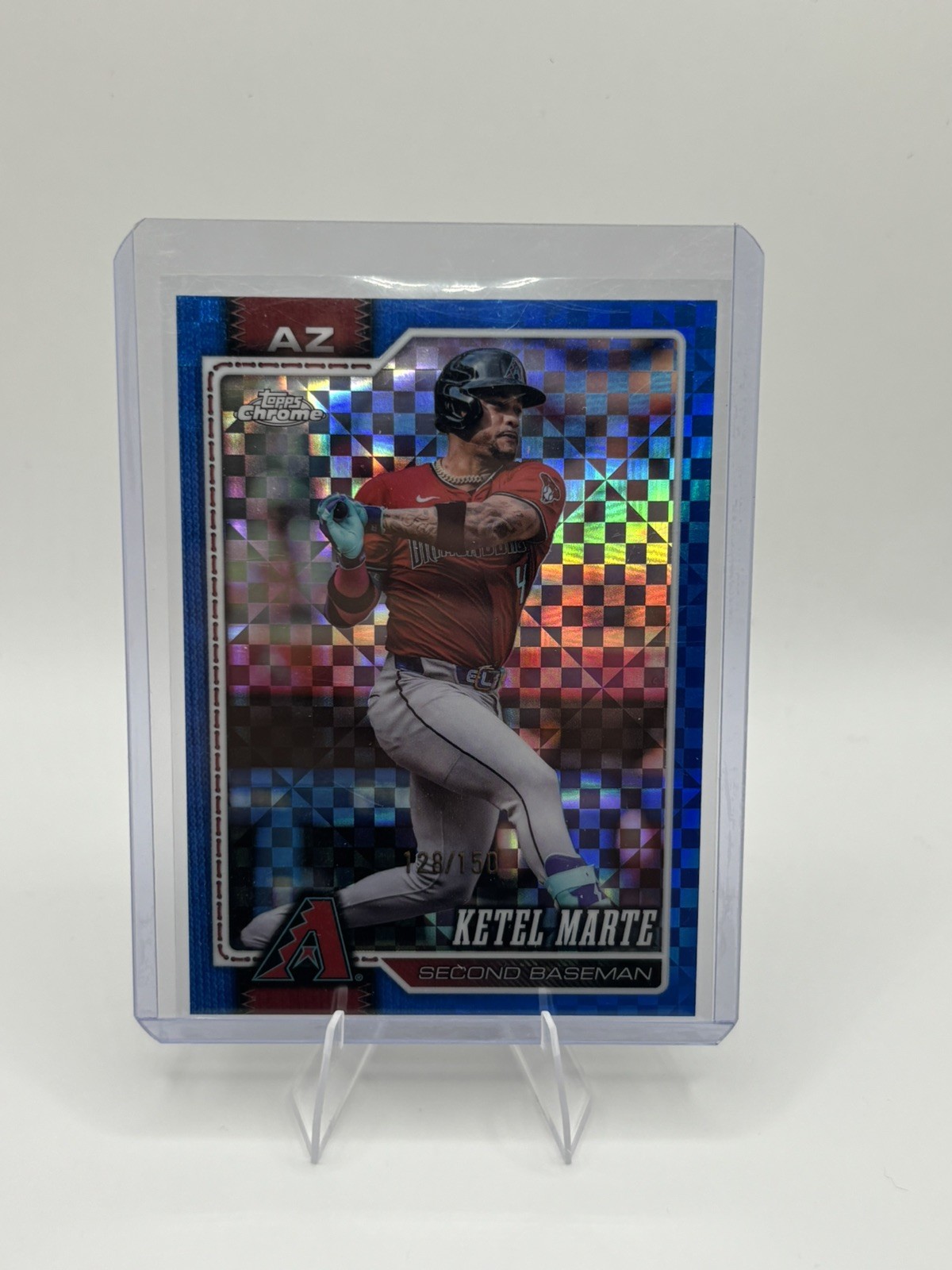 2026 Topps Chrome Ketel Marte Blue X-Fractor /150 Arizona Diamondbacks #99