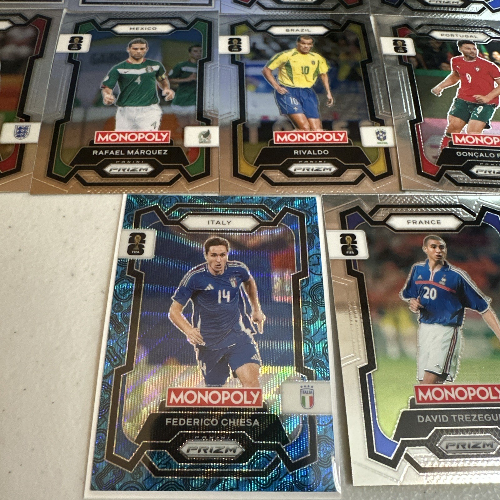 Monopoly Prizm Fifa 2026 Trading Card Lot of 12💥💫