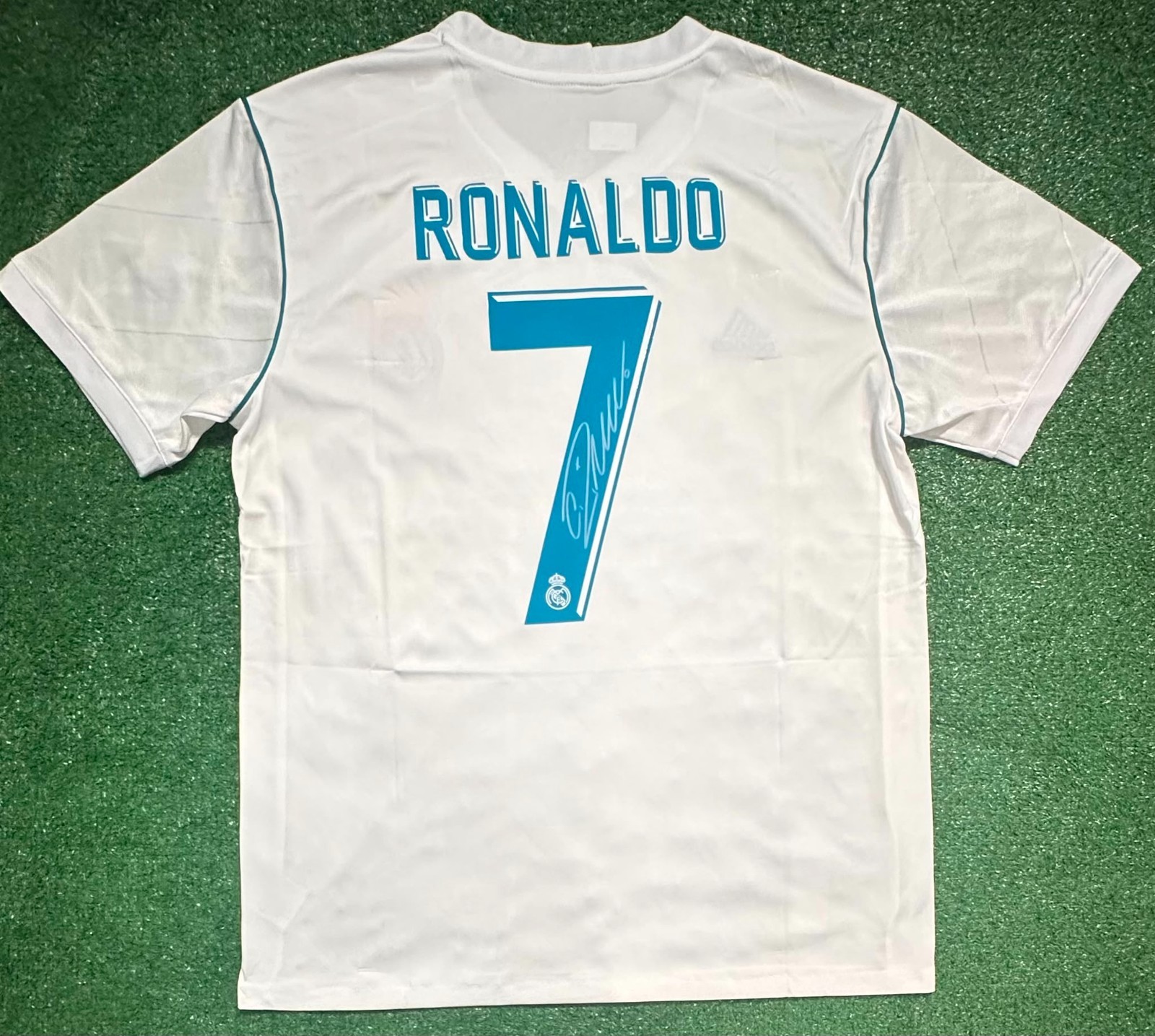 CRISTIANO RONALDO Back SIGNED REAL MADRID SHIRT COA Icon