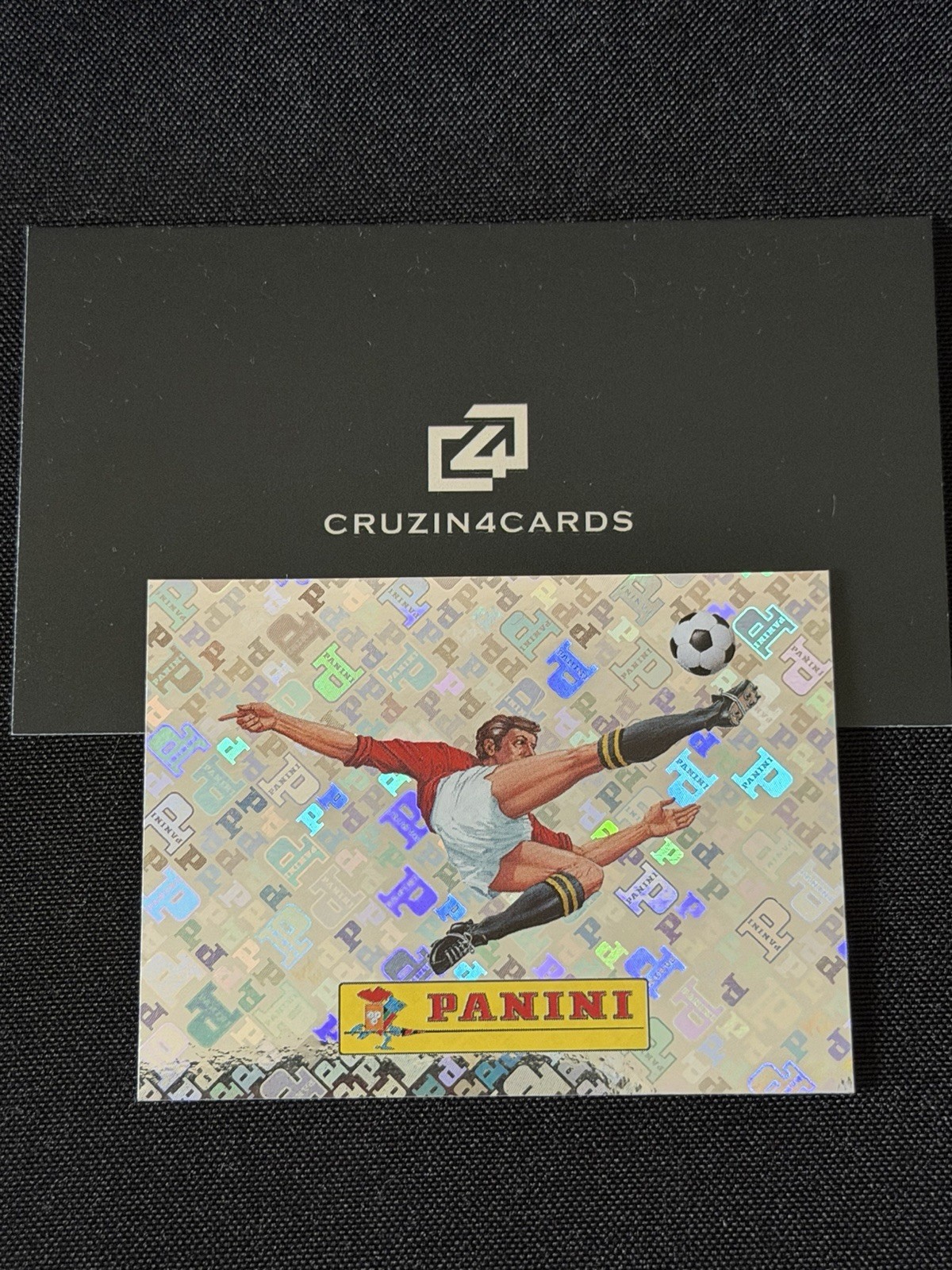 2026 Panini FIFA World Cup – RARE Rainbow Foil Panini Logo Sticker #00