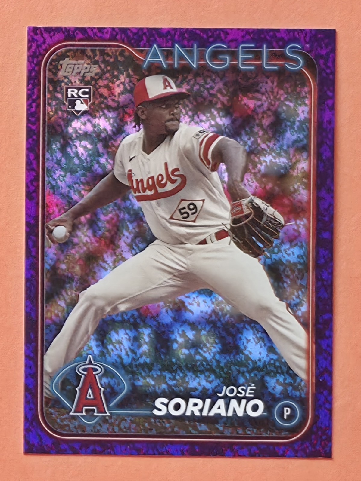 Jose Soriano 2024 Topps Purple Foil 223/799 Foilboard Rookie RC Card #15