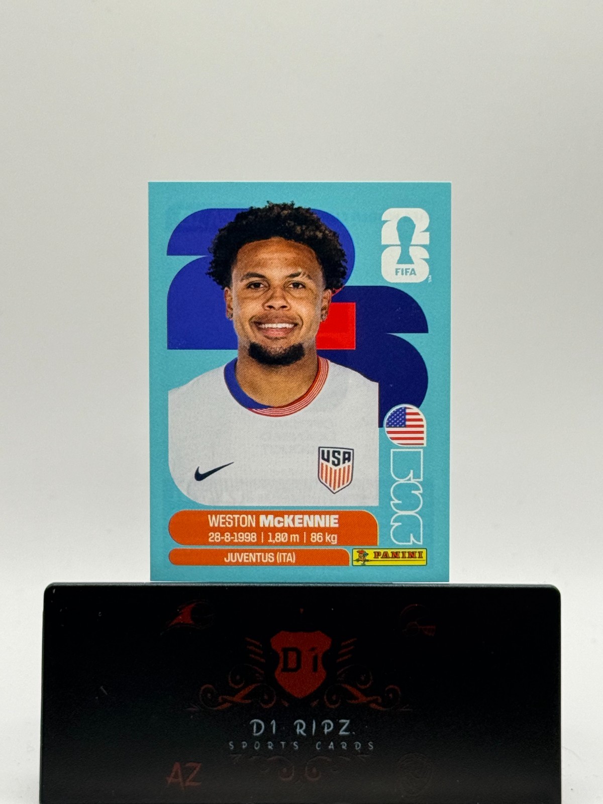 2026 Panini FIFA World Cup – Internat Sticker – Weston McKinnie #USA10