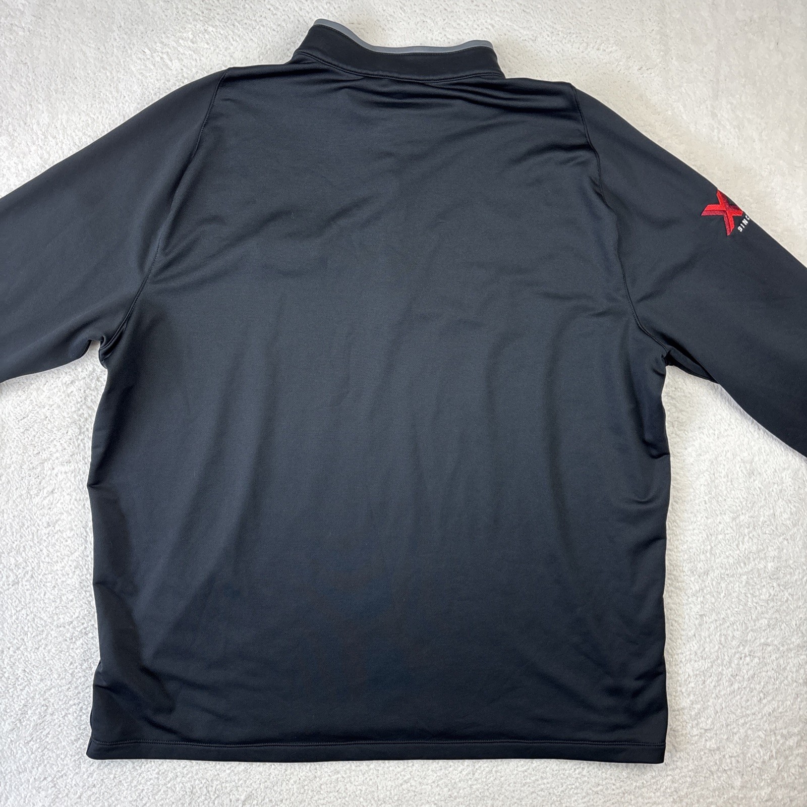 GEORGIA BULLDOGS x NIKE Mens 1/4 Zip 2XL Black Dri-FIT Performance Pullover UGA