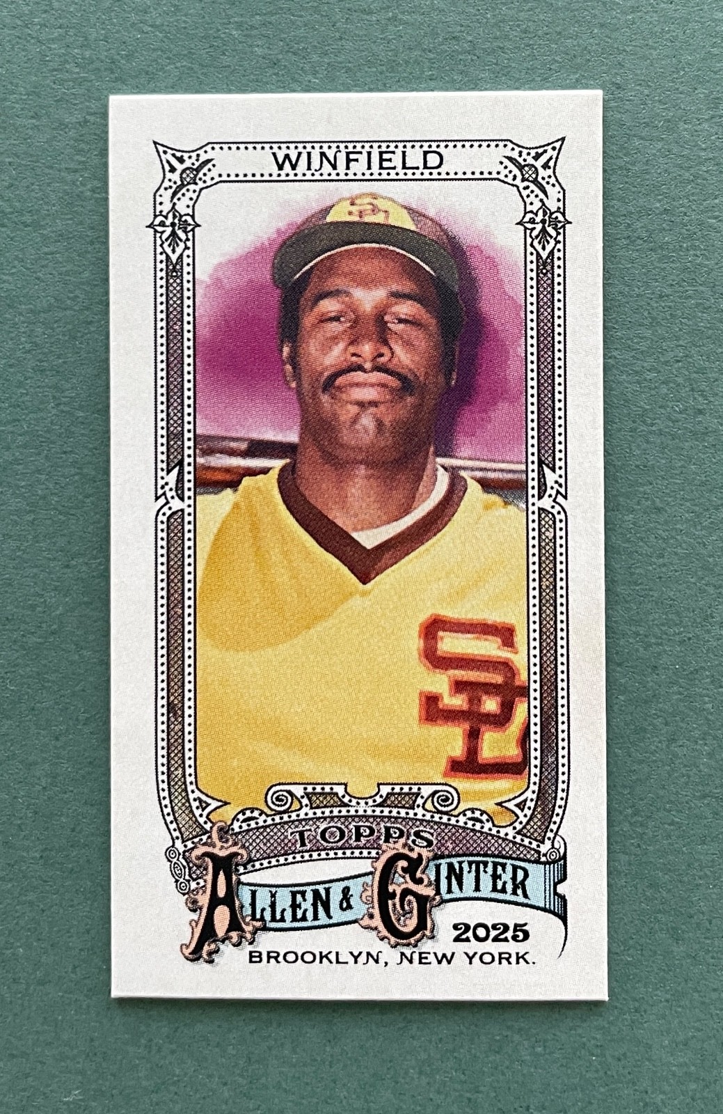 2025 Topps Allen & Ginter Dave Winfield Mini Mitchell & Ness Back #151 HOF