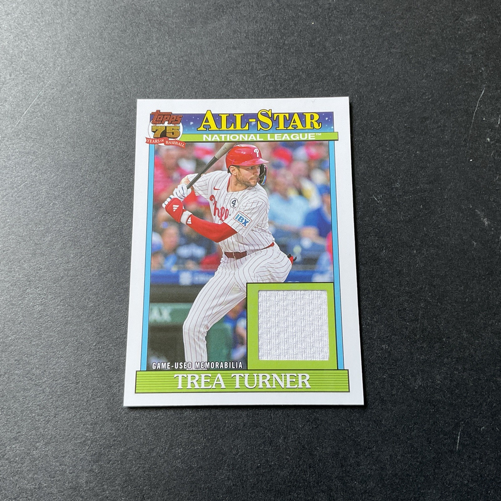 2026 Topps Series 2 Trea Turner 1991 All-Star Relic Game Used Phillies #91ASR-TT