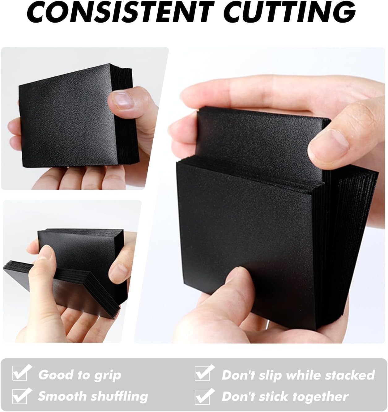 600CT MTG Card Sleeves, Clear Front Textured Back Card Sleeve Deck Card Prote…