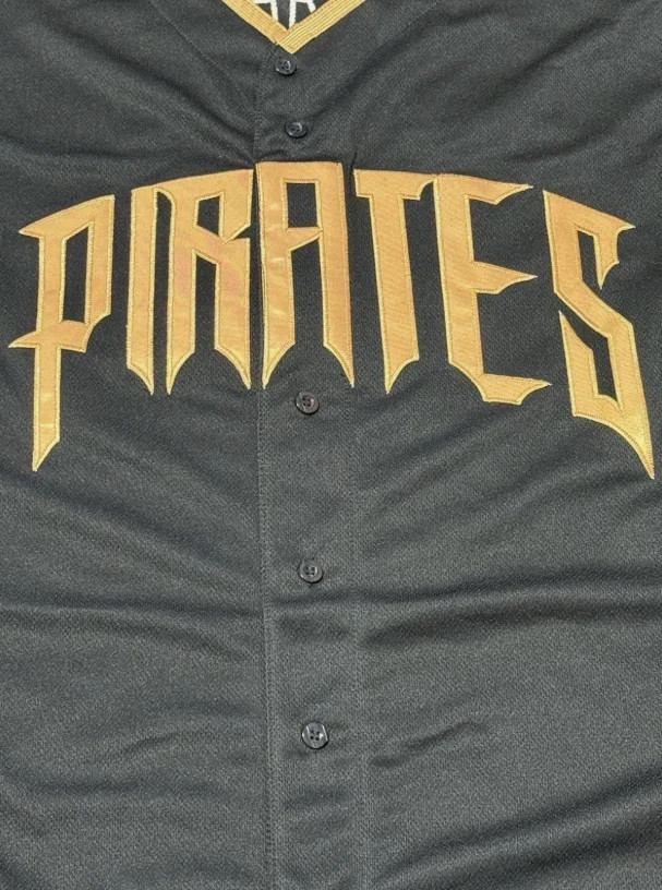 Roberto Clemente #21 Pittsburgh Pirates Black Baseball Jersey Men’s S-3XL