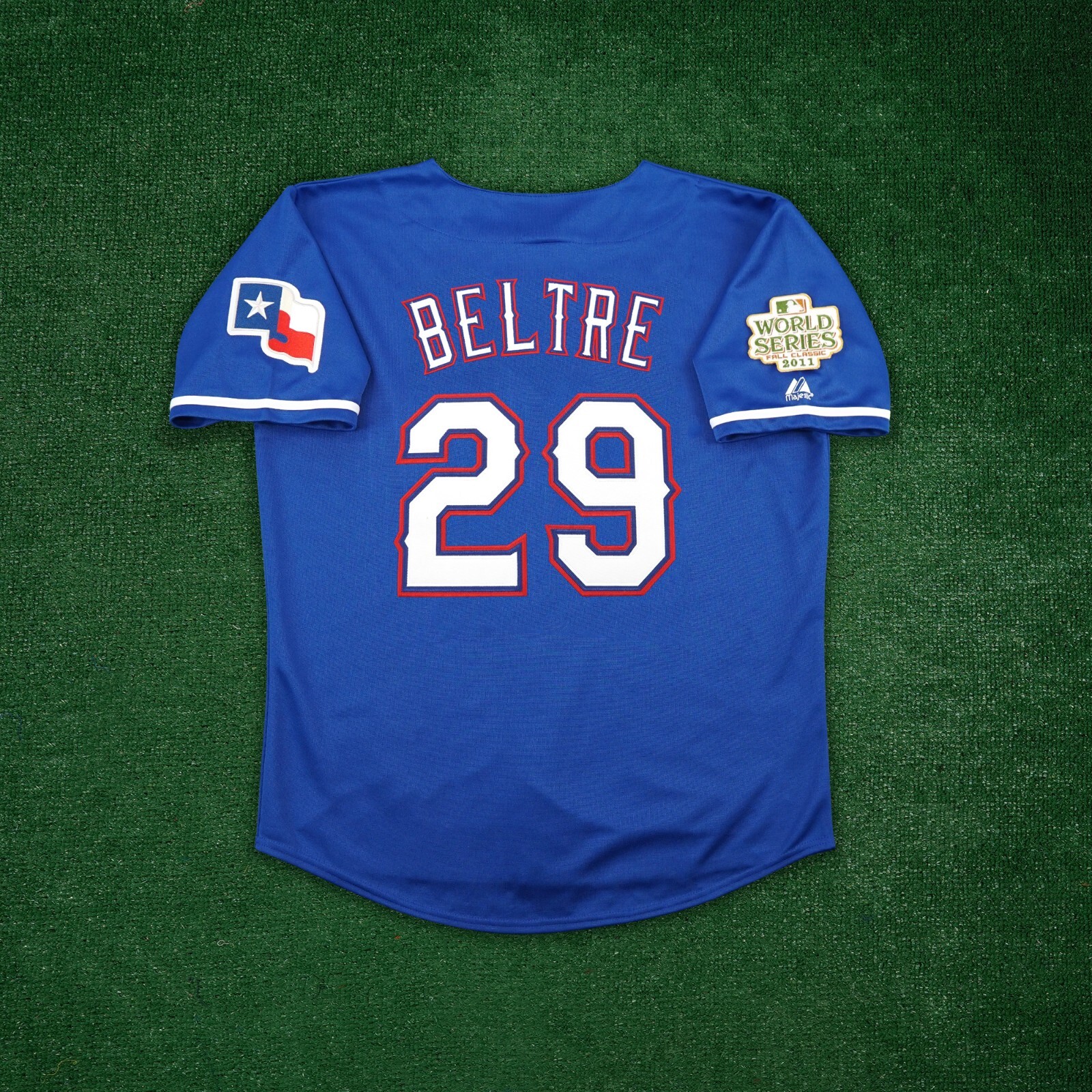Adrian Beltre 2011 Texas Rangers World Series Men’s Alt Blue Jersey (S-3XL)