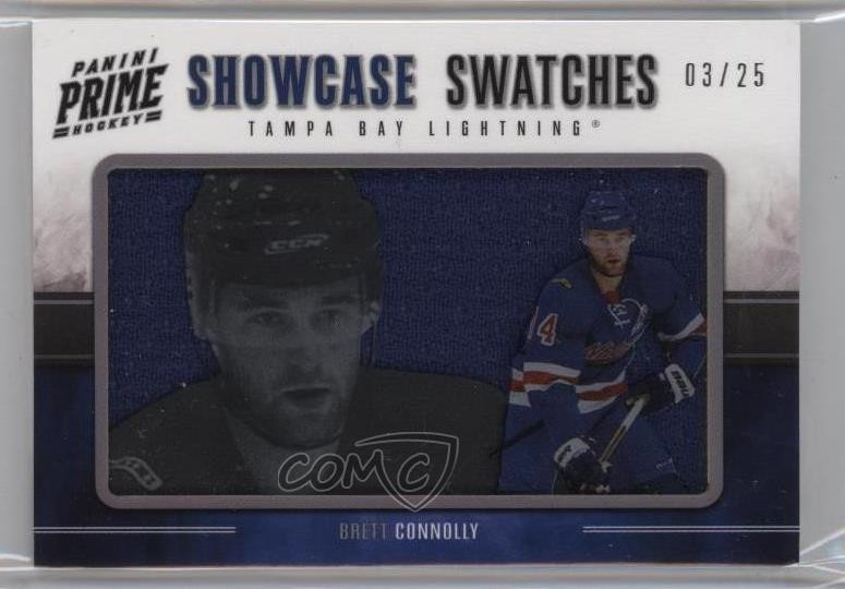 2011-12 Panini Prime Showcase Swatches 3/25 Brett Connolly #6 Rookie RC 0c3