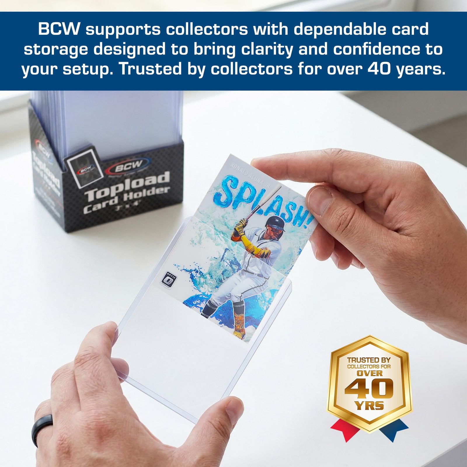 3×4 Topload Card Holder Standard 100ct | Rigid PVC Trading Card Protection …