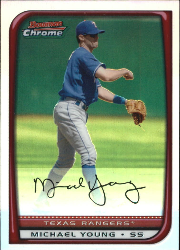 2008 Bowman Chrome Refractors #114 Michael Young – BB