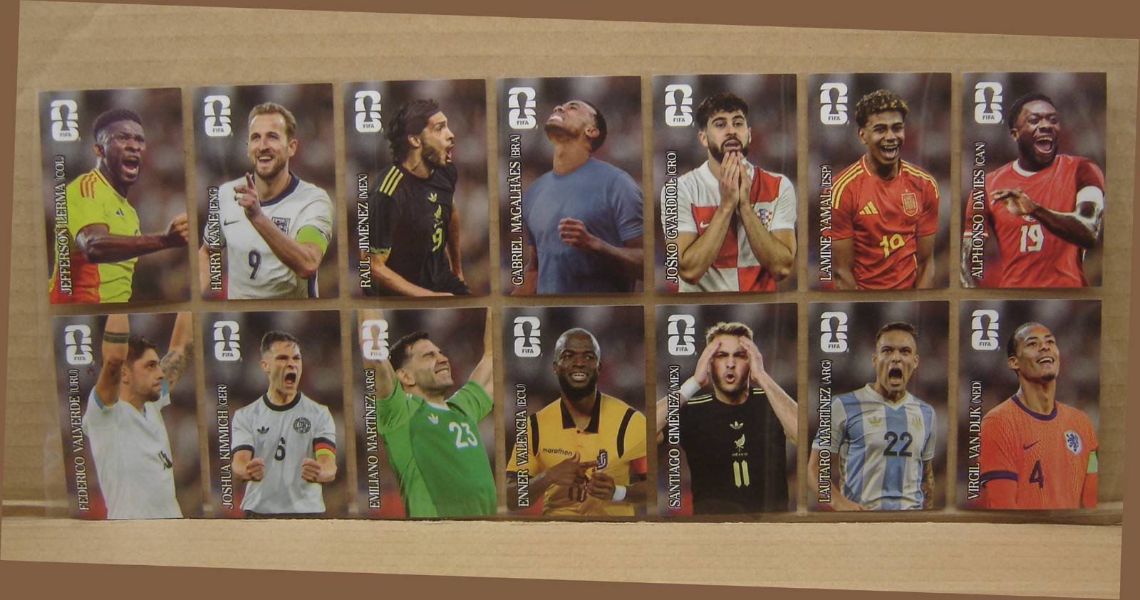 Panini World Cup 2026 Coca Cola Stickers Brazil Edition Complete set 14 Stickers