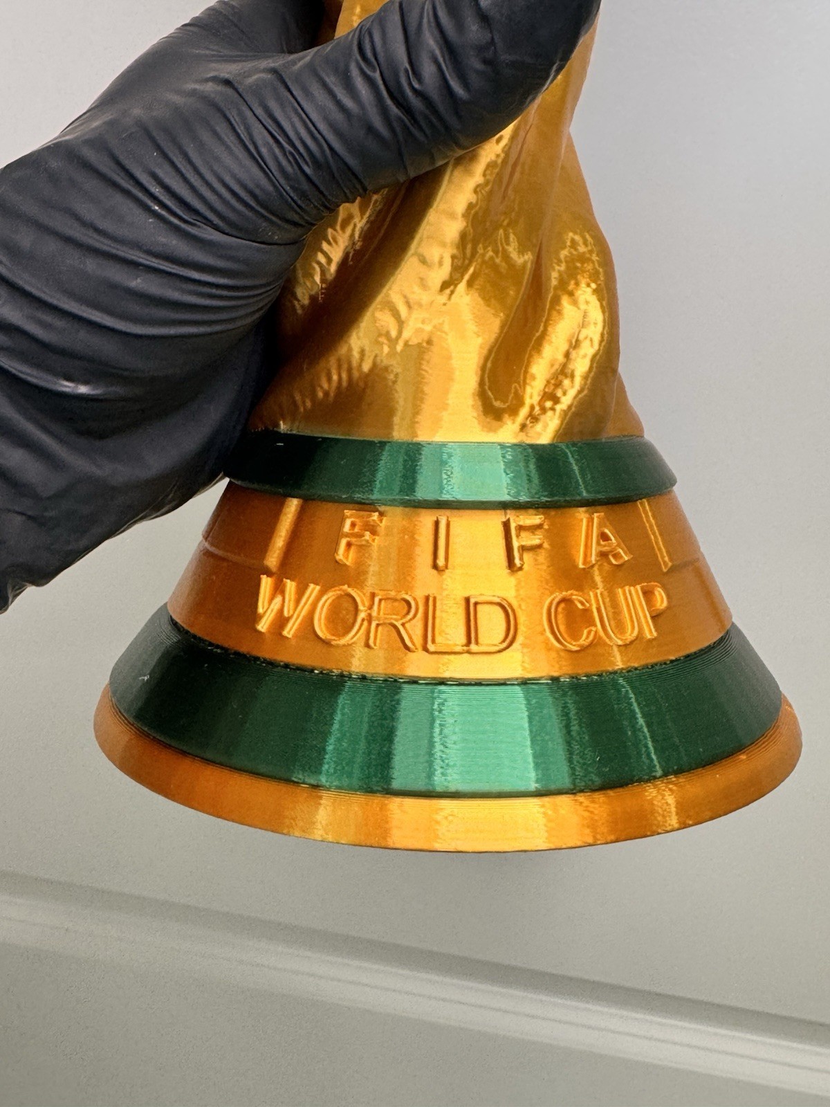 World Cup Trophy Replica 14.5” Gold Soccer Fan Display Collectible Gift