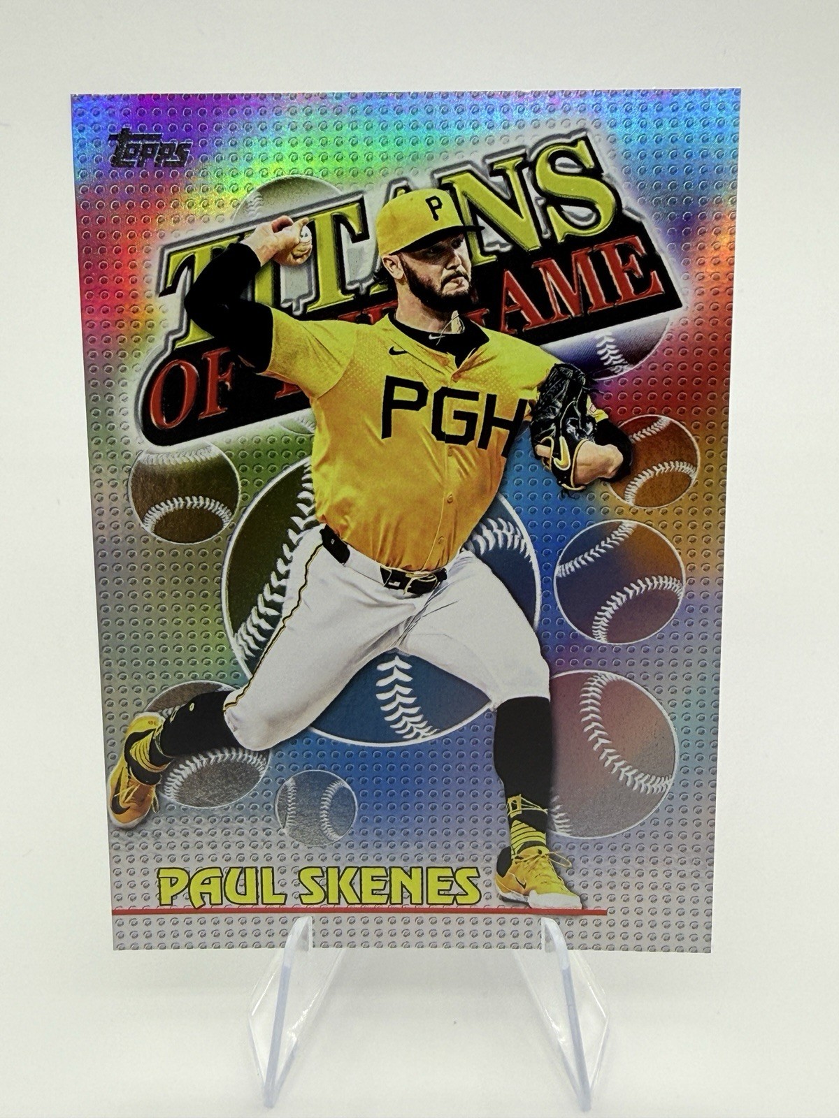 2026 Topps Series 1 – Paul Skenes TOG-14 – HOLO FOIL Titans of the Game Pirates