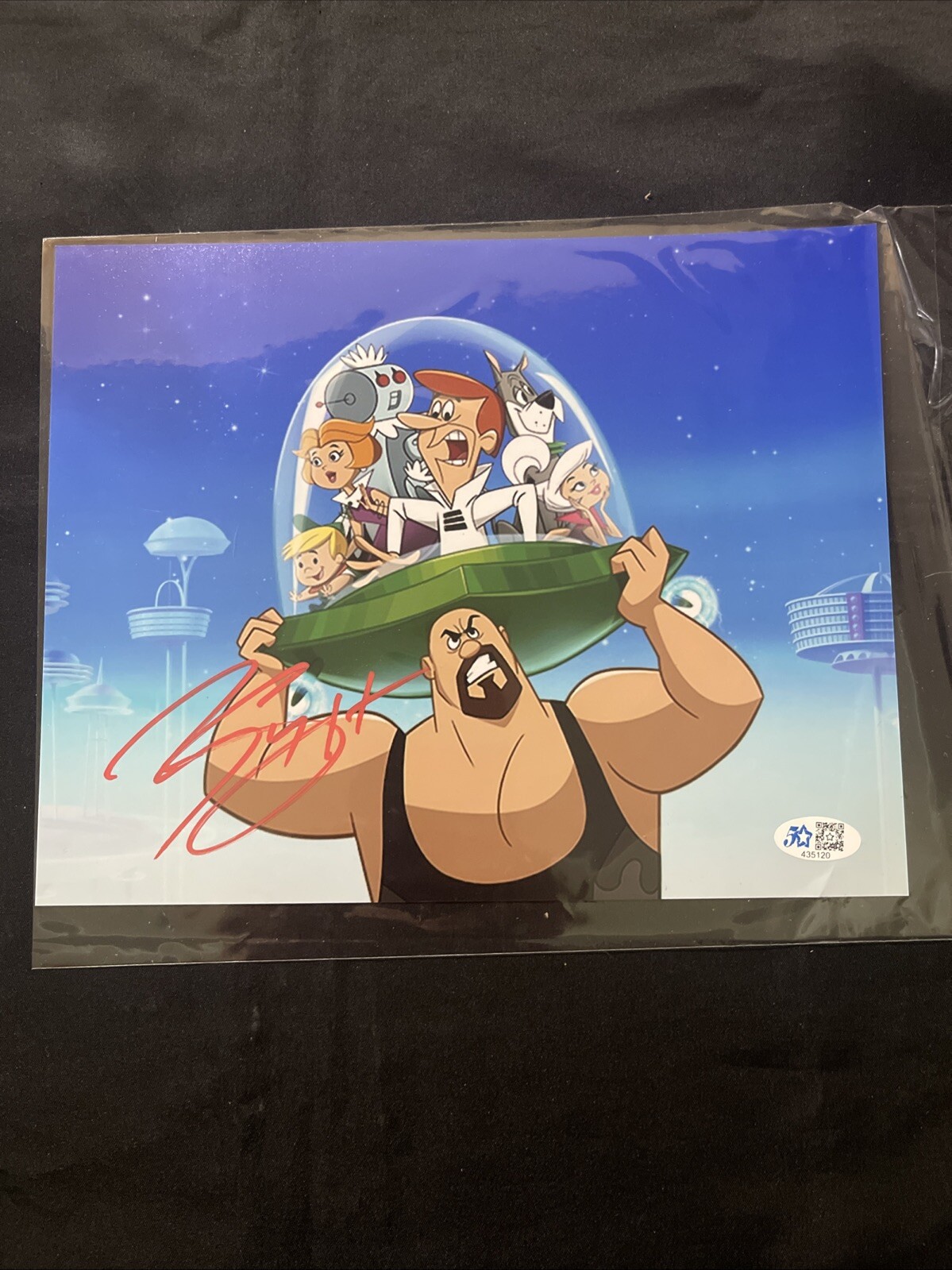 🤩The Big Show Signed 8×10 Photo With COA The Jetsons WWC WWE As Pictured 😍