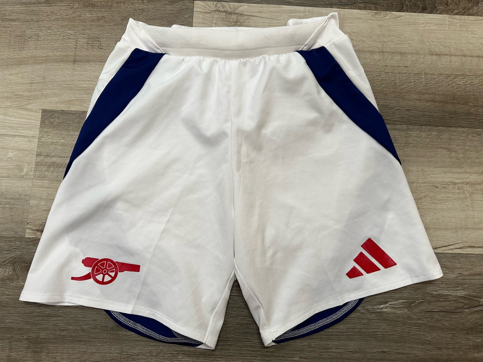 Arsenal FC 24/25 Adidas Home Soccer Football Shorts Gunners IT6139 S Small White