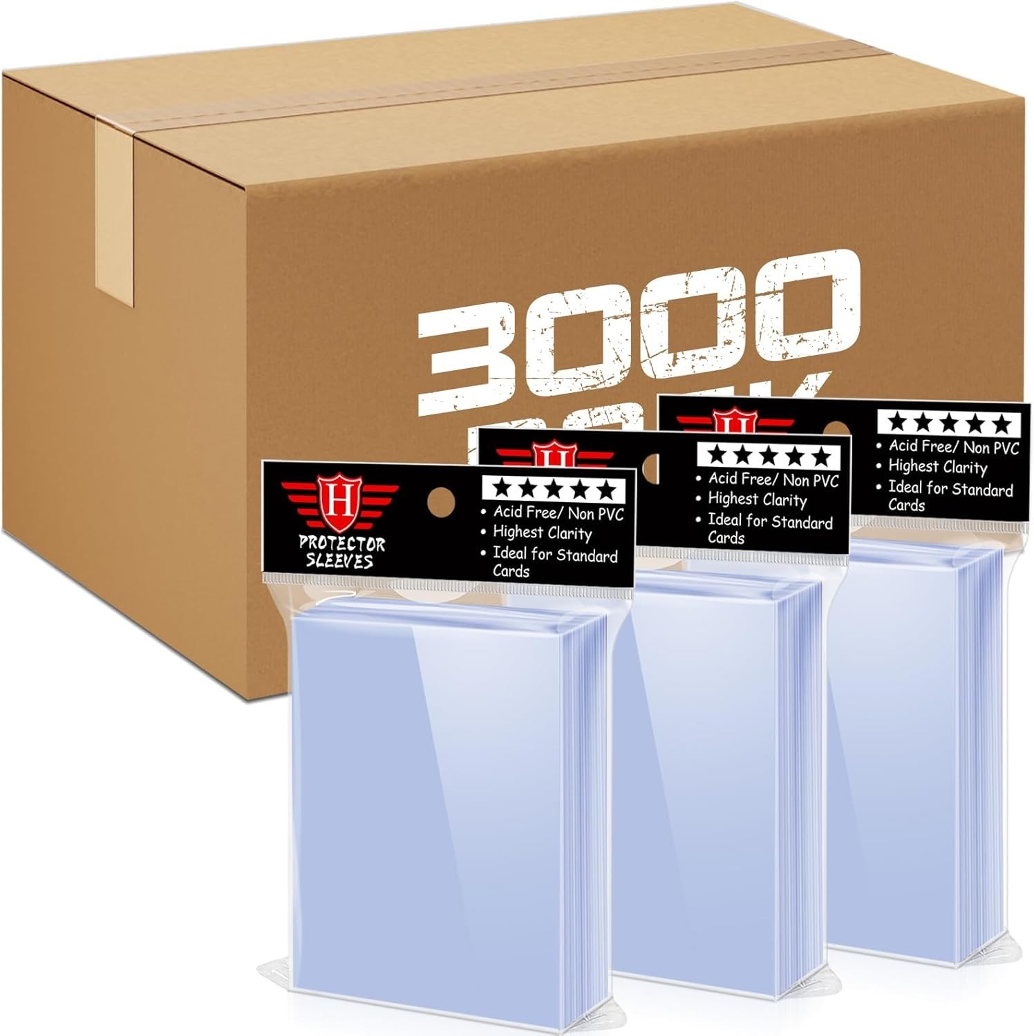 Plastic Card Protector for Football Sports Cards
