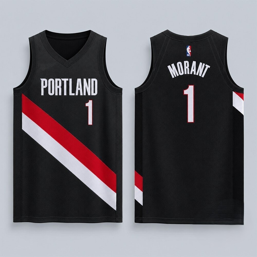 SALE HOT Portland No 1 Basketball Inspired Fan Made Custom Printed Unisex Jersey